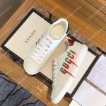 Gucci Ace Sneaker With Gucci Blade White