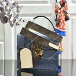 LV Spring Street Monogram Vernis Bleu Jean