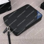 Prada Saffiano Leather Men’s Bag Black / Blue