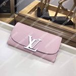 LV Vivienne LV Long Wallet Rose Ballerine