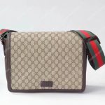 Gucci GG Supreme Flap Messenger Beige/Ebony