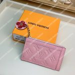 LV Zipped Card Holder Monogram Pink