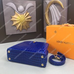 LV Capucines BB Crocodilien Brillant Saphir - Image 5