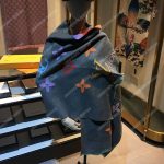 LV Reykjavik Scarf Cashmere & Wool Grey Multicolor