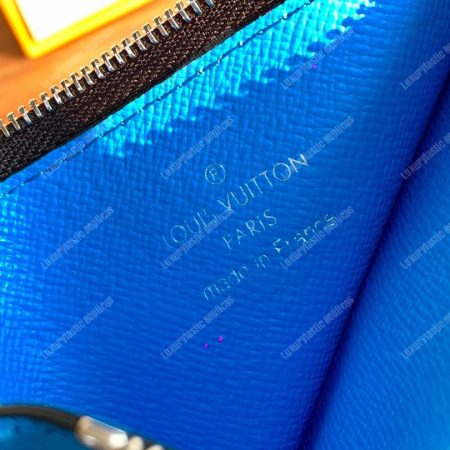 LV Coin Card Holder Blue - Image 7