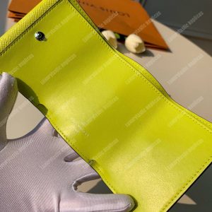 LV Discovery Compact Wallet K45 Taiga Monogram Jaune - Image 7
