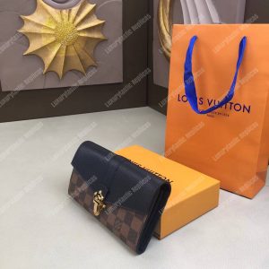 LV Clapton Wallet Damier Ebene Noir - Image 9
