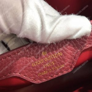 LV Capucines BB Taurillon Python Bordeaux - Image 7