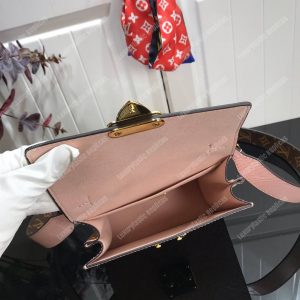 LV Spring Street Monogram Vernis Rose Ballerine - Image 5