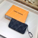 LV Pochette Cle Damier Graphite Cobalt