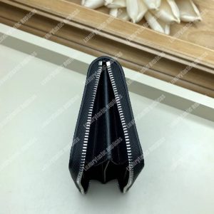 LV Special Edition Zippy Coin Purse Epi Leather Black - Image 6