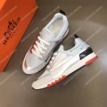 Hermes Stadium Sneaker Silver