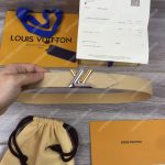 LV Twist 30MM Epi Leather Belt Jaune Pale