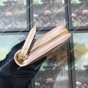 Gucci Leather Zip Around Wallet Light Pink - Image 5