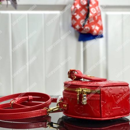 LV Mini Boîte Chapeau Rouge - Image 5