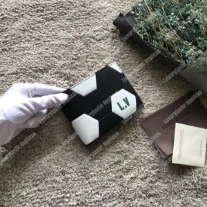 LV Slender Wallet Epi Leather Hexagon Black - Image 8