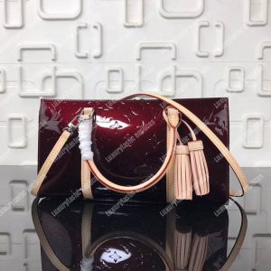 LV Neo Triangle Vernis Leather Amarante - Image 8