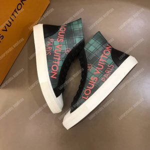 LV Tattoo Sneaker Boot Vert - Image 9