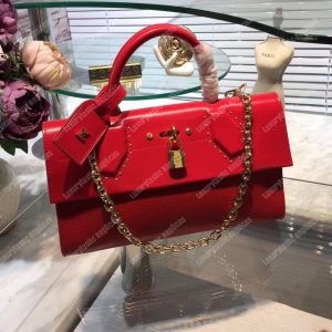 LV Pochette City Steamer Taurillon Leather - Image 9