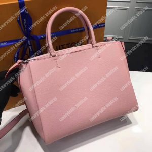 LV Lockmeto Handbag Luxury Leather Rose Poudre - Image 11