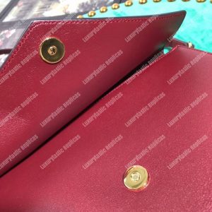Gucci Medium Leather Shoulder Bag Red - Image 7