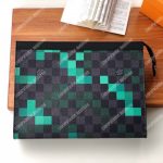 LV Pochette Voyage MM Pixel Monogram Green