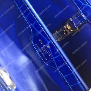 LV Capucines BB Crocodilien Brillant Saphir - Image 8