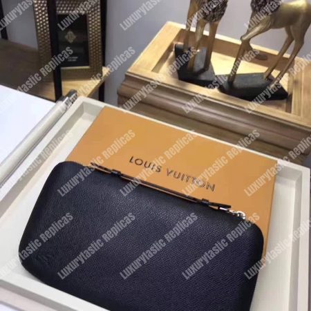 LV Taiga Organizer Atoll Wallet Black - Image 12