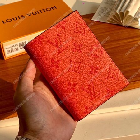 LV Passport Cover Orange - Image 7