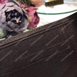 LV Multiple Wallet Taiga Leather Blue Stripe - Image 12