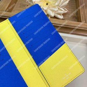 LV Brazza Wallet Epi Leather Damier Graphite - Image 6