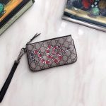 Gucci Kingsnake Print GG Supreme Cellphone Pouch