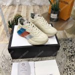 Gucci Rhyton Web Print Leather Sneaker
