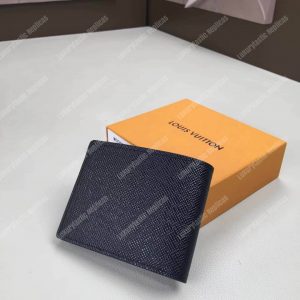 LV Multiple Wallet Taiga Leather Noir - Image 9