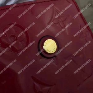 LV Montaigne BB Tote Bag Monogram Vernis - Image 9