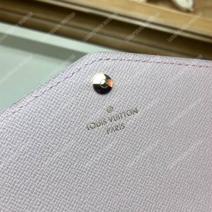 LV Sarah Wallet Damier Azur Eau de Rose Pink - Image 6