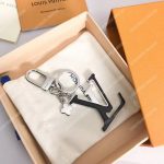 LV Capucines Bag Charm and Key Holder Black