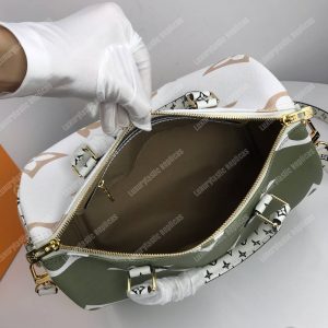 LV Speedy Bandouliere 30 Monogram Geant Creme - Image 6