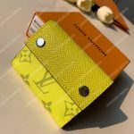 LV Discovery Compact Wallet K45 Taiga Monogram Jaune