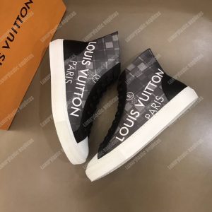 LV Tattoo Sneaker Boot Black - Image 4