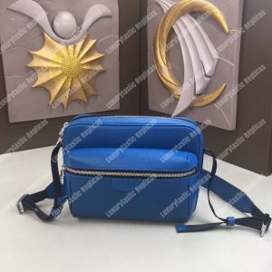 LV Outdoor Messenger PM Taiga Leather Cobalt - Image 11