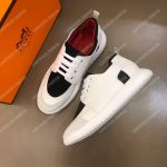 Hermes Vitesse Sneaker White/Black Lining