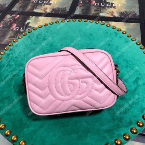 Gucci GG Marmont Matelassé Mini Bag Pink - Image 3
