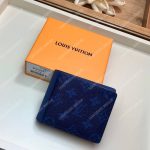 LV Multiple Wallet Taiga Monogram Navy Blue