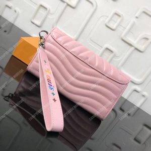 Louis Vuitton New Wave Long Wallet Smoothie Pink - Bags Valley