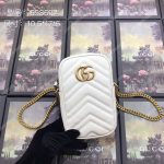 Gucci GG Marmont Mini Bag White