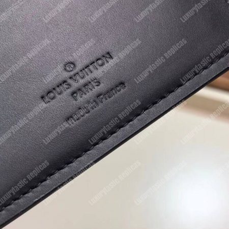 LV Fall-Winter 2018 Multiple Wallet Dark Infinity Leather - Image 11