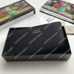 Gucci Leather Zip Around Wallet with Gucci Logo
