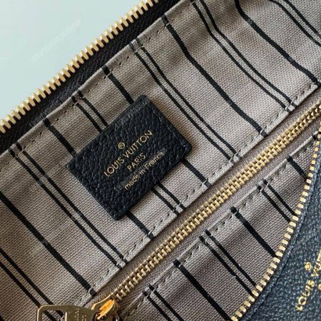 LV Speedy Bandouliere 25 Monogram Empreinte Leather Noir - Image 9