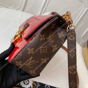 LV Cherrywood BB Smooth Patent Monogram Scarlet - Image 4